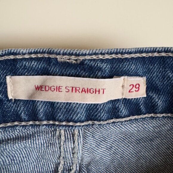 Levi’s Premium Wedgie Straight Utility Jeans – Size 29 - Picture 8 of 15